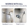 HammerHead Showers® Solid Metal Shower Head Swivel Ball Adapter, Chrome