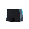 Aquarti Boys' Swimming Trunks with Side Inserts, Black/Graphite/Blue