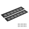 sourcing map Rectangle Ventilation Grille, Aluminum Alloy Mesh Air Vent