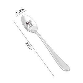 Jesus Christian Gifts for Pastor Coffee Lover Jesus Religious Gifts for Women Men Birthday Christmas Gift for Mom Dad Friend Inspirational Christian Gift for Coffee Lovers Spoon