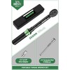 LLAVETOR Bicycle Torque Wrench 1/4 Inch, 5-25 Nm Torque Wrench