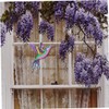 Mipcase 4Pcs Metal Hummingbird Wall Art Sturdy Iron Decor for