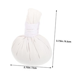 Mikinona 4pcs Portable Herbal Massage Balls Cloth Covered Compress for Relaxation and Essential Oils Infused Spa Tool for All Body Massage