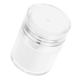 IWOWHERO Cream Bottle with Pump Portable Lotion Container for Travel Airless Moisturizer Dispenser for Creams and Conditioners