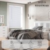 LOTUS & WINDOWARE Cordless Mini Blind, 1" Vinyl Slats, 71"