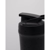 Peaksymmetry Black Stainless Steel Protein Shaker with Screw Cap