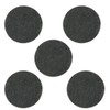 PZRT 5pcs Incense Burner Black Ash Catcher Pad 45mm Fireproof