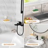 LEVERLOC Soap Dish Holder for Shower Suction Cup Wall Mounted
