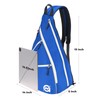 A11N Pickleball Bag, Reversible Crossbody Sling Bag/Backpack for Women Men,