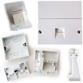 Loops BT Master NTE5A Telephone Socket & IDC Tool - Single Wall Phone Face Plate/Outlet