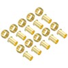 Patikil 12mm Tube OD Brass Compression Sleeves and Ferrules, 20