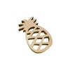 AndLaki Stylish Wood Trivet Pineapple Japanese Natural Cypress Made in