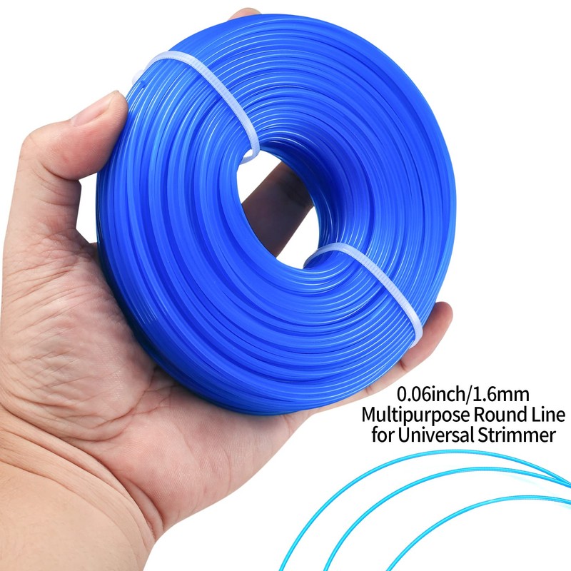 Trimmer Line, 1.6 mm x 100 m Nylon Trimmer Line,