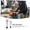 Angoily 2pcs Nut Extractor Rust Nut Splitters Separators Heavy-duty Tools