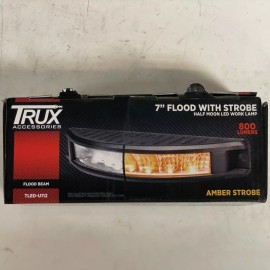 TRUX ACCESSORIES TLED-U112 TRUX 7″ Half Moon LED Work Lamp with Strobe Function – Flood Beam |