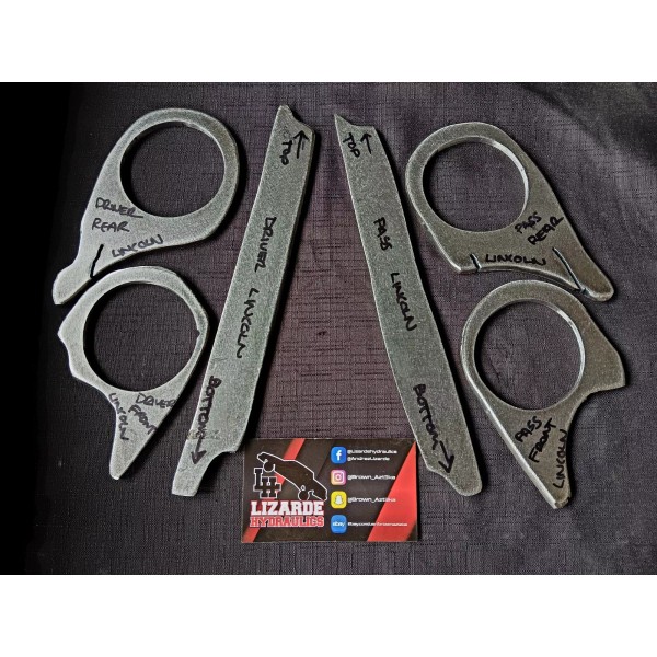 Lizarde Hydraulics Lowrider Hydraulics, LINCOLN 8.8 REAR AXLE EARS Reinforcement
