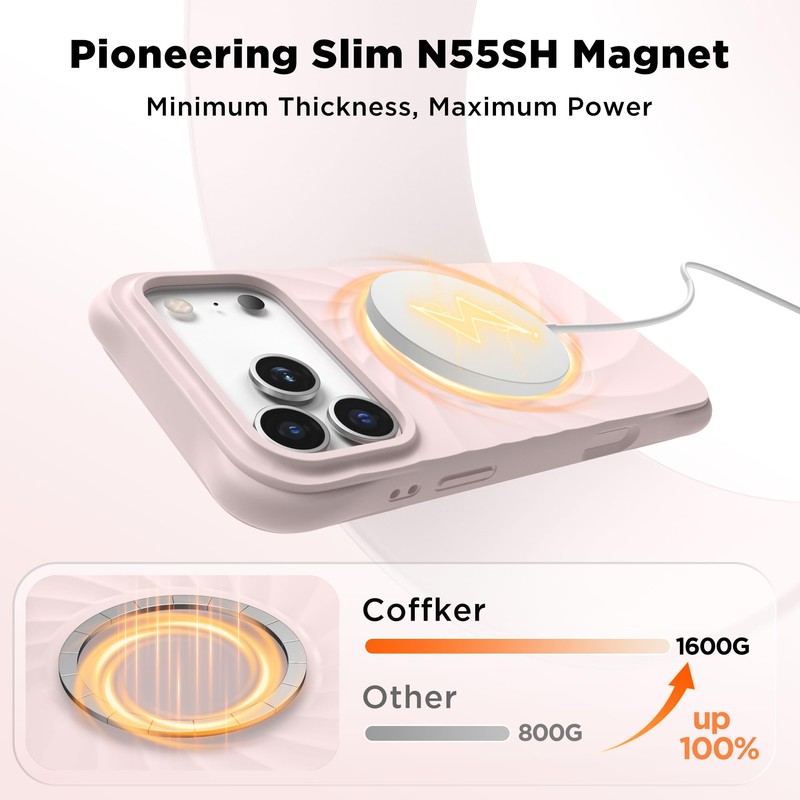 COFFKER - Funda magnética para 17 Pro Max, [cobertura de