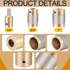 Glass Grinder Bits - Diamond Drill Set, 3 Sizes (1