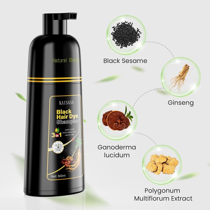 Black Hair Dye Shampoo 2
