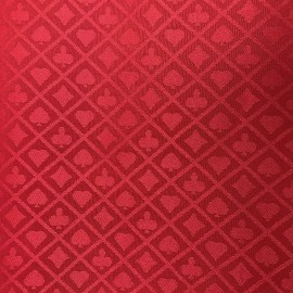 Red Suited Speed Cloth Poker Table Felt 100% Polyester 120x60 NEW