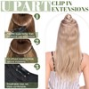 SEGO 18 Inch One Piece Clip in Hair Extensions U-Shaped