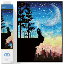 DIAMOND DOTZ Romantic Heights Scenery Diamond Painting Kits for Adults - Diamond Art Kits a Relaxing Creative Craft Kit with Dotz Gems 16"x12"