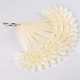 120pcs False Nail Art Tips Stick Display Practice Acrylic Polish Fan Board