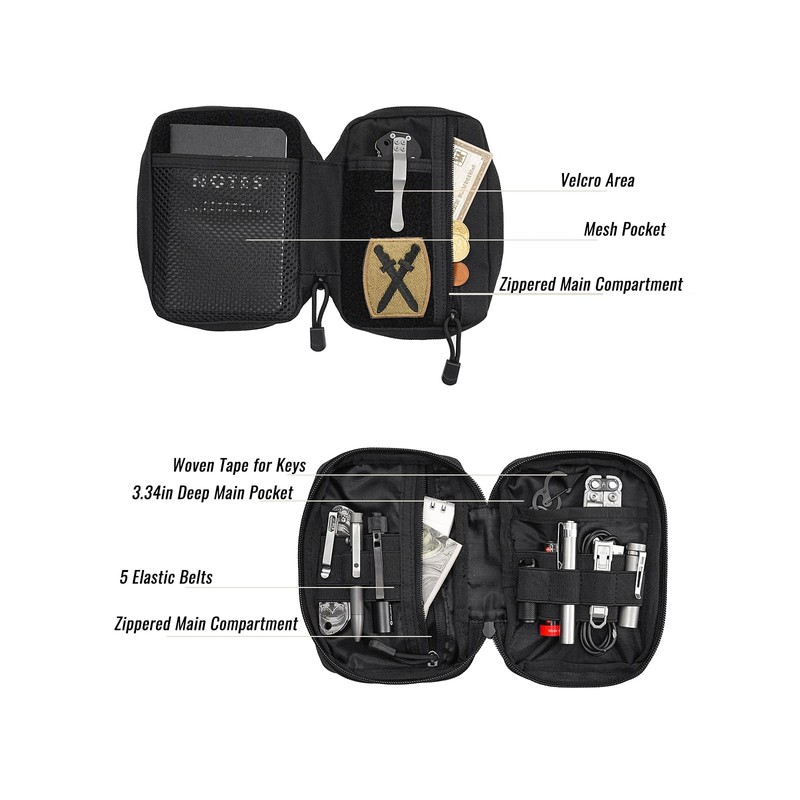 Sayram SP5 EDC Bag Tool Organiser, Small Tool Bag with