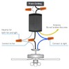 YukiHalu Ceiling Fan Remote Control Kit, Universal and Compact Size,