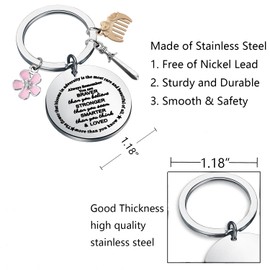 FUSTMW Mulans Keychain Princess Mulans Gifts The Flower That Blooms in Adversity Mulans Princess Movie Inspirational Gifts, Mulans Keychain, Large