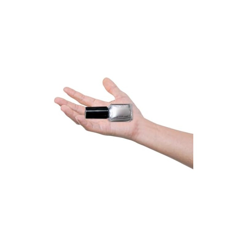 Esmalte de Uñas Efecto Espejo 6ml Gel Plata para Uñas