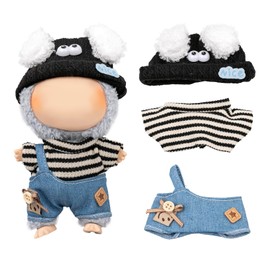 Doll Clothes Set for 6.7-inch/5.9-inch Dolls - Luxury Chic High-End Fashion Outfit with Suitable Accessories, Slyly Carefree (No Dolls)