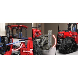 Mould King Mould King 18020 Pneumatic Tracked Tractor Engineering Vehicle Building Block