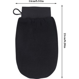 Exfoliating Gloves, 2Pcs Exfoliating Mitt, Dead Skin Remover for Body, Shower Gloves, for Shower Spa Massage and Dead Skin Cell Clean Loofah Mitts