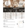 Zeagoo Satin Skirts for Women Wedding Party Silk Skirts Casual