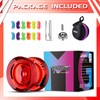 K2 Crystal Red Professional Responsive Yoyo , Dual Purpose Plastic