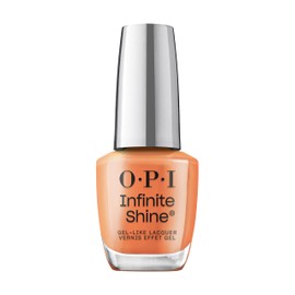 OPI Infinite Shine Long-Wear Dark Crème Finish Opaque Coral Nail Polish, Up to 11 days of wear & Gel-Like Shine, Bright on Top of It, 0.5 fl oz