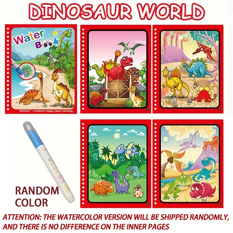 Reusable Water Drawing Book for Kids – Mess-Free Magic Coloring