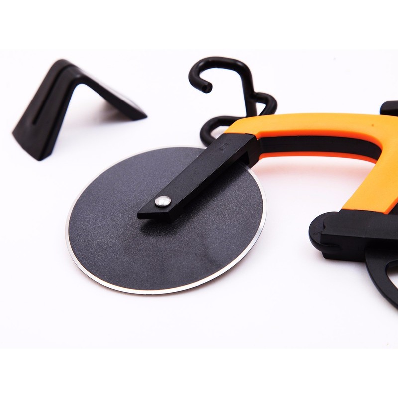 G.a HOMEFAVOR Bicycle Pizza Cutter Stainless Steel Blades with Non-Stick