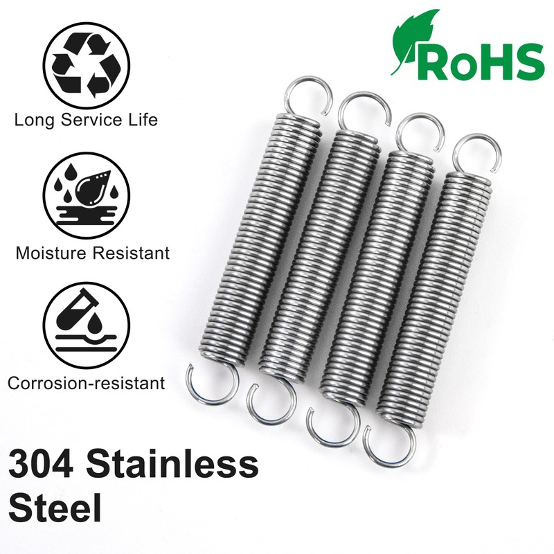 GUNGY Tension Springs with Hooks Stainless Steel Tension Spring 40