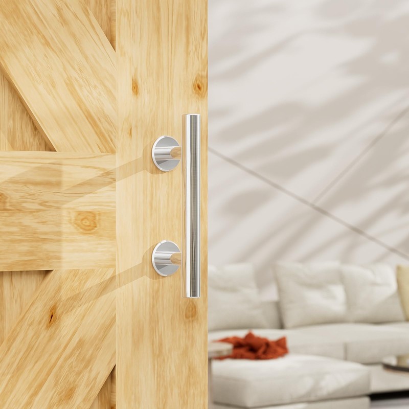 WOLFBIRD 30 cm Barn Door Handle, Sliding Door Pull Handle,