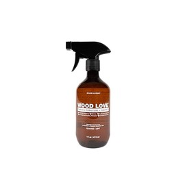 Wood Love® – Wood Furniture Cleaner Spray – Daily Wood Cleaner for Tables, Cabinets & Home Surfaces – 99% Plant-Based, Safe for All Finished Wood – Gentle Light Conditioning – 16oz, Made in USA