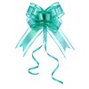 WEWILUCK Bows for Gift Wrapping, Large Iridescent Green Pull Bow