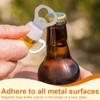 LONZIKP 3er Pack Lustig Magnet-Flaschenöffner Bierglas mit Kühlschrankmagnet