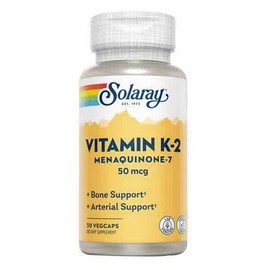 Vitamin K2 Menaquinone-7 50 mcg 30 Caps By Solaray