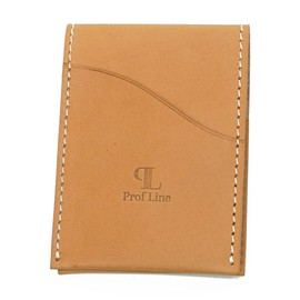 Prof Line Tochigi Leather [Japanese Card Case] Smart Wallet Ultra Thin Genuine Leather Wallet, hinoki