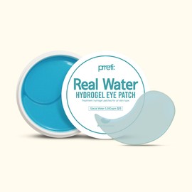 Preeti Real water hydrogel under-eye wrinkles, nasolabial folds eye patch, forehead patch, 60 sheets, 1 piece / 리얼워터 하이드로겔 눈밑주름 팔자주름 아이패치 미간패치 60매, 1개