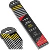 ARCCAPTAIN TIG Welding Tungsten Electrode 10-Pack 1/16"x 7"(Gold - 1.5%