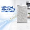 Hedday WB06X10608 Microwave Grease Filter Replacement 5.12 x 7.64 ",