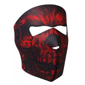Hot Leathers NEOPRENE DEVIL SKULL FACE FULL FACE SKULL BIKER MASK